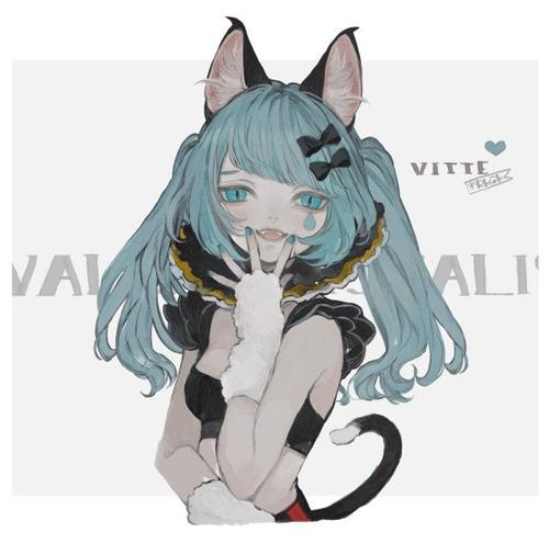 当猫咪被画师拟人化,化身猫耳娘,值得点赞