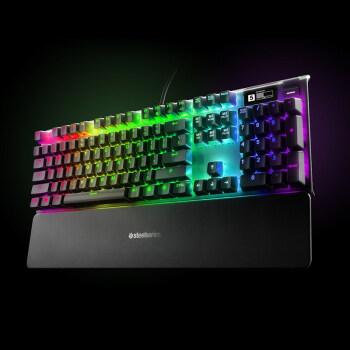 steelseries赛睿 apex pro 次世代游戏机械键盘全彩rgb背光可调式