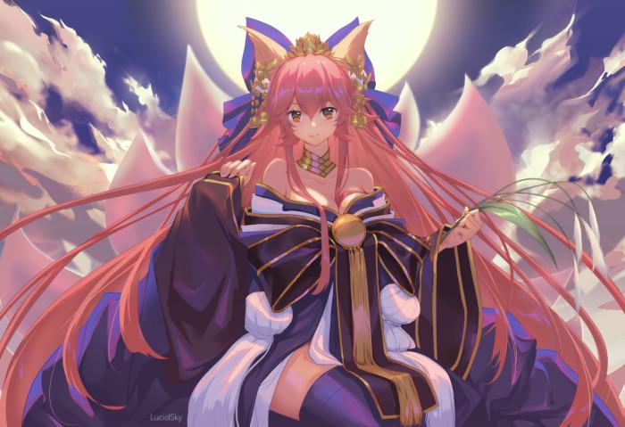 fate/grand order 玉藻前 绘师:lucidsky(p id=2194655) 本作品id=
