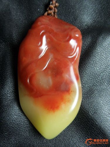 寿山石芙蓉石头可做挂件把把件 结晶老性