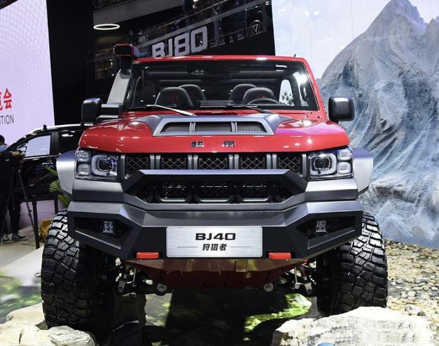 北京bj40改装版将近敞篷4x4实属太拉风