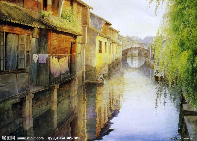 江南水乡大图 点击还原