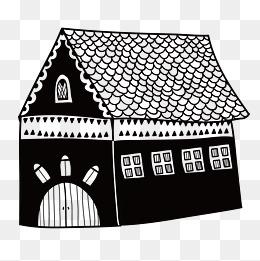 卡通首页房子png