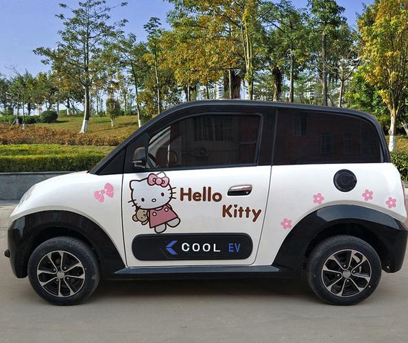 电动汽车成人四轮代步车电动轿车油电两用迷你型两门电瓶车全封闭