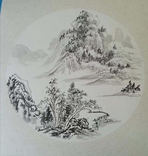 他的作品气韵生动,清新淡雅,给人一种遐想的空间,雅俗共赏.
