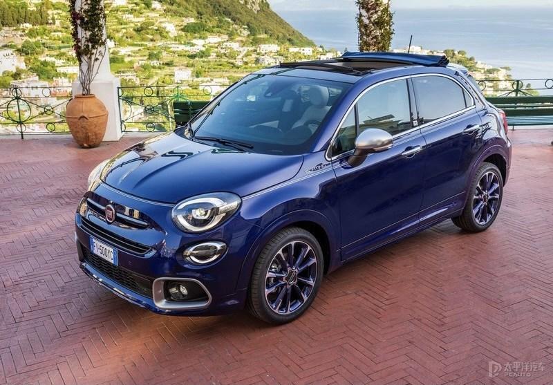 菲亚特500xyachting官图发布配备软顶天幕