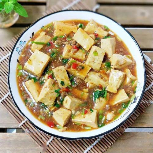香葱肉末豆腐