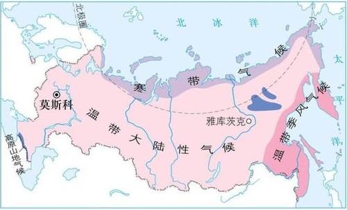 俄罗斯的远东地区是什么样的气候?有哪些气候类型?