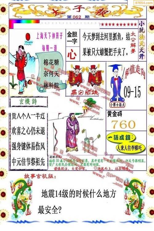 22年062期福彩3d丹东全图图谜