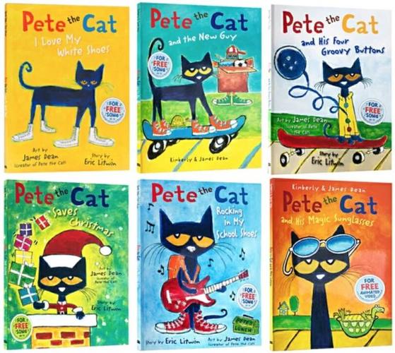 英文绘本故事|《pete the cat pete"s big lunch》皮特猫的大餐
