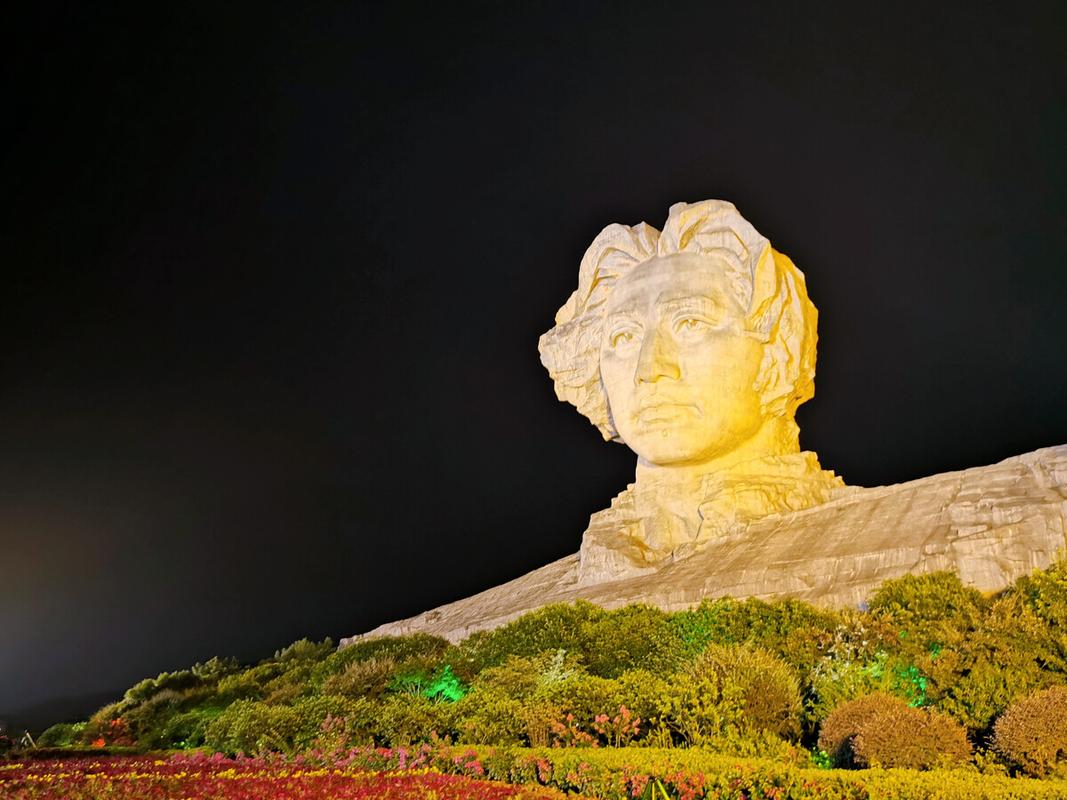 橘子洲头湘江夜景