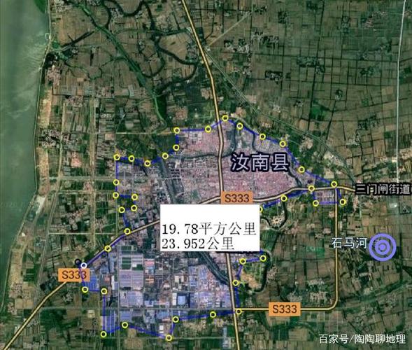 汝南县建成区范围图