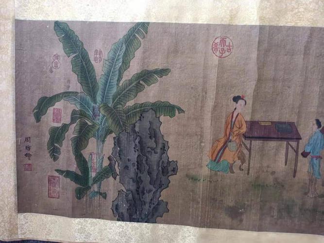 【精品推荐】周昉佳人游春图