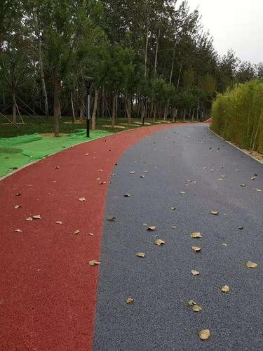 彩色沥青喷涂修复颜色 彩色沥青喷涂修复颜色价格 黑色路面改色喷涂