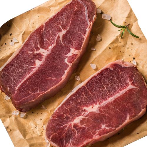 原切板腱牛排200g*4 新鲜牛扒原肉牛排西冷
