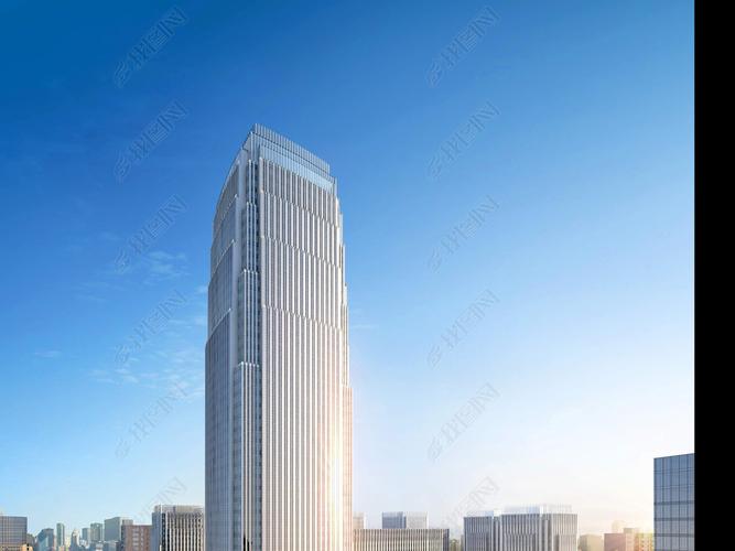 原创cbd高层写字楼办公楼3d模型素材版权可商用