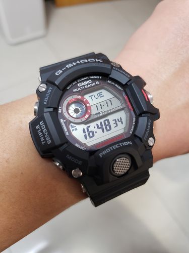 casio卡西欧g-shock猫人gw-9400j/bj/dcj-1/-3电波手表温度气压