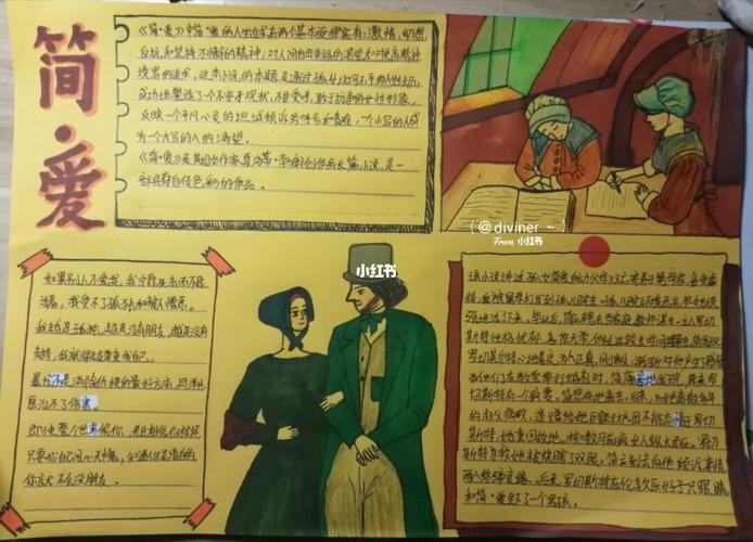 简爱  手抄报_学生党_手抄报_文化_阅读