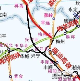 梅州高铁如何北上?