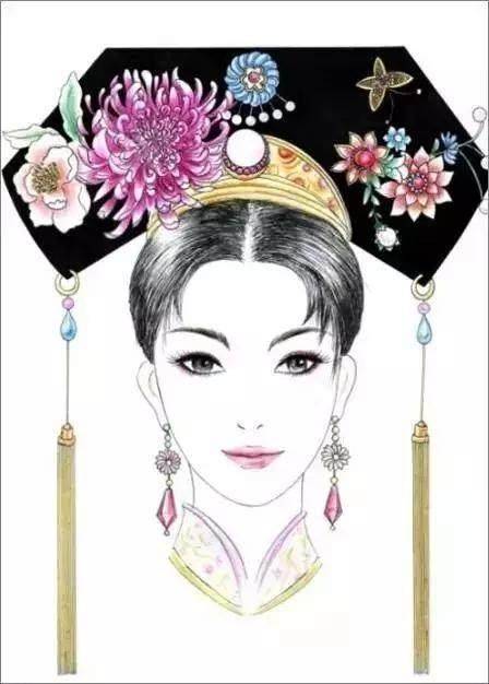 古代每个朝代的发型中国各个朝代女子的发型对比果然还是清朝的最丑