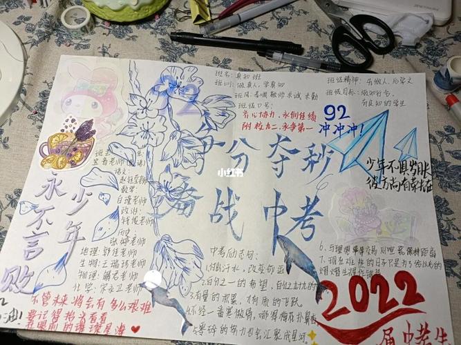 初三/中考手抄报_手抄报_中考_初三_开学_教育_中学