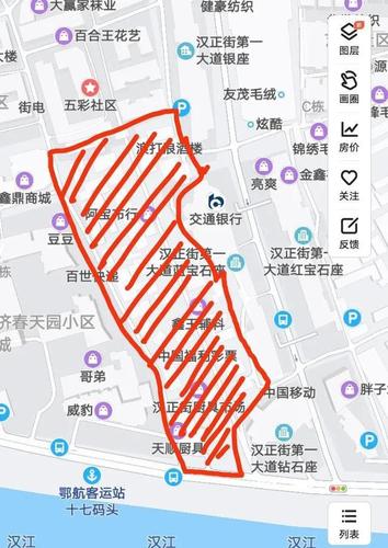 武汉硚口区石码正巷片旧城改造|汉正街|地标|规划图