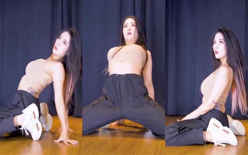 韩国女团girlcrush成员bomi性感火辣热舞韩国现场饭拍1