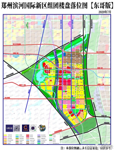 滨河国际新城落位图