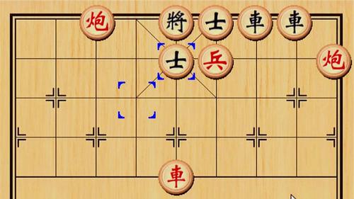 古谱象棋名局,近在咫尺的绝杀就是没机会走,黑方只能干瞪眼