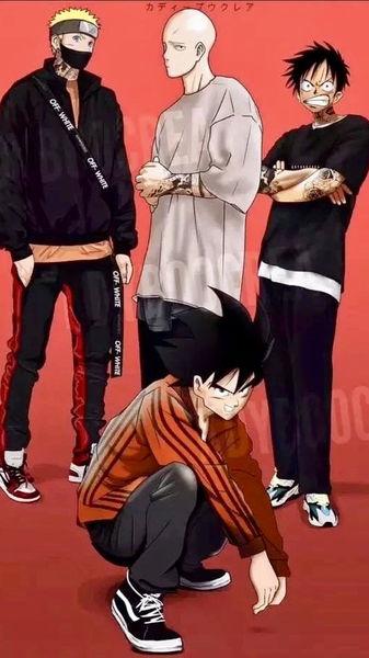 求一张路飞鸣人一拳超人和孙悟空的壁纸,就是下边这张