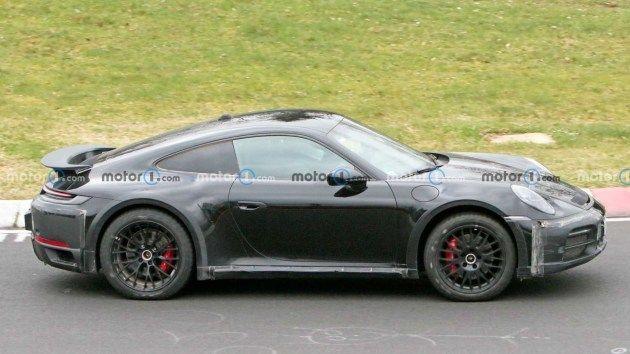 有望搭载v630t发动机保时捷911safari最新谍照曝光