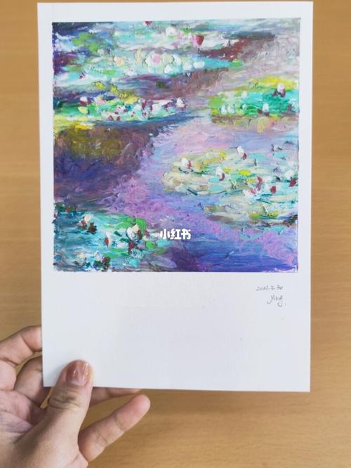 软性油画棒画 莫奈睡莲系列 一_油画棒画_睡莲_文化