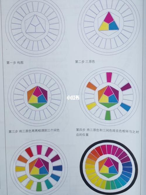 色彩构成作业_色彩构成_颜料_铅笔_色彩构成作业_文化