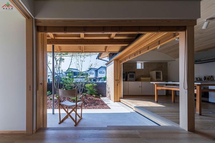 日式风格单层庭院小烘培木结构房-木屋价格2800元/起