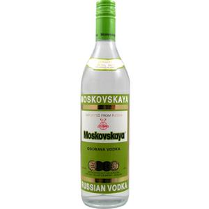 【洋酒】 俄罗斯苏联绿牌伏特加 moskovskaya 750毫升