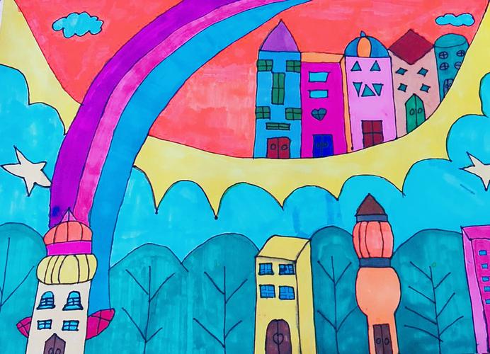 七彩画笔绘多彩人生 ———迁安二小儿童画社团活动总结