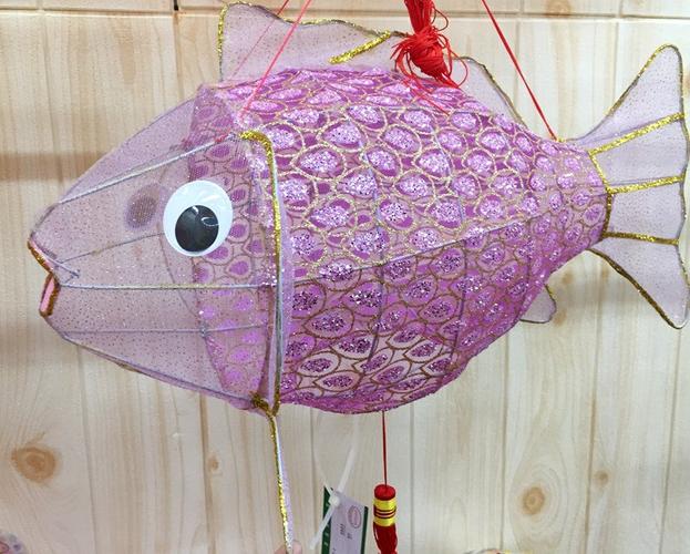 中国艺大传统鱼鱼铁灯笼手工鲤鱼用酒店中秋节大号弯装饰花灯工艺