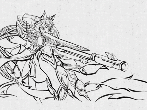 水墨国画风——百里守约·朱雀志