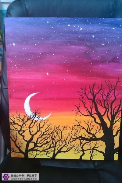 儿童画 创意水粉