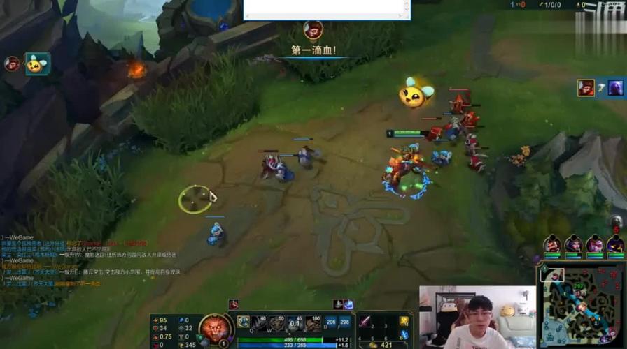 lol猴哥我斗鱼第一快可不是开玩笑一血瞬间就到手