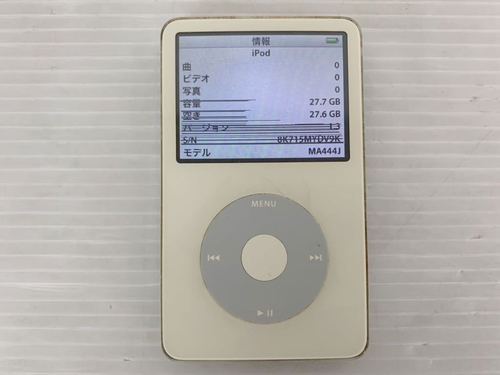 p040201 apple ipod classic【动作品】160gb ×2 30gb ×1 20gb ×1