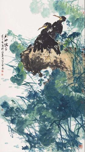 大骞研习社乔森抗疫期间花鸟画《半醉秋风》网络公益课