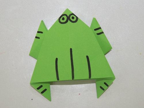幼儿园青蛙折纸图片 手工折纸大全-蒲城教育文学网