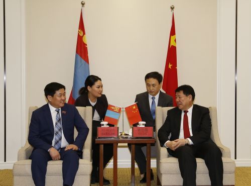 奇巴图会见蒙古国客人