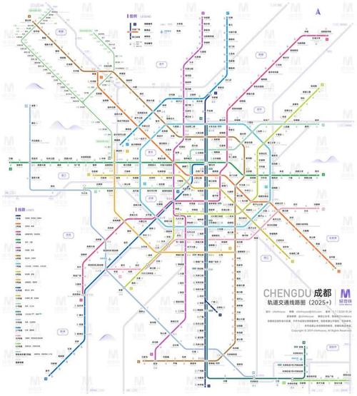 目前成都地铁包括已经开通的地铁线在内已经规划30条线路,根据相关