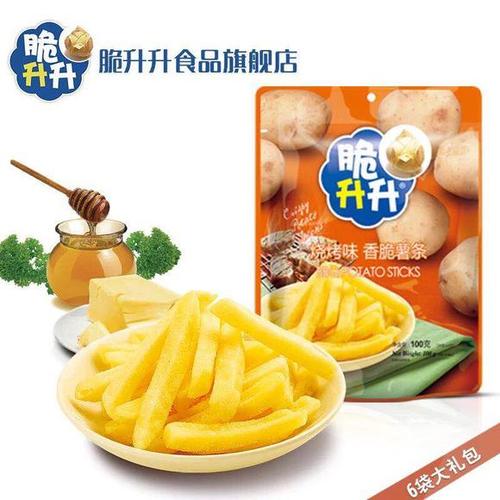 脆升升烧烤味香脆薯条 100g