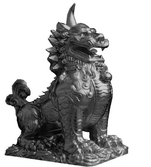 獬豸,石雕独角兽,石雕灵兽瑞兽,*石雕