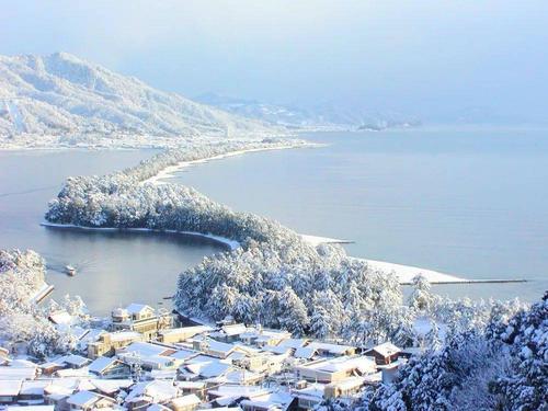 (日本绝景)从古都到雪国---难得一见的京都雪景