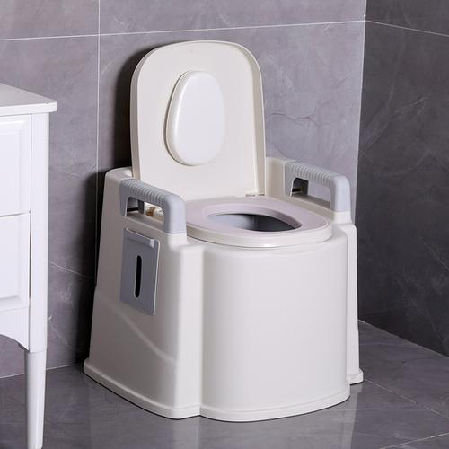 购客家用老人坐便器可移动马桶孕妇室内老年人便携式残疾人方便椅易购