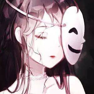 看起来特别丧的女生动漫头像!